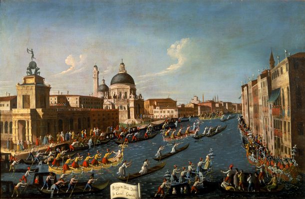 Gabriel Bella - The regatta of women in the Grand Canal
