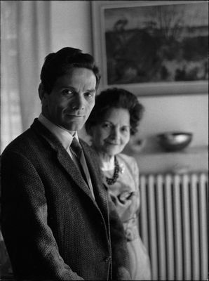 Mario Dondero - Pier Paolo Pasolini et sa mère Susanna
