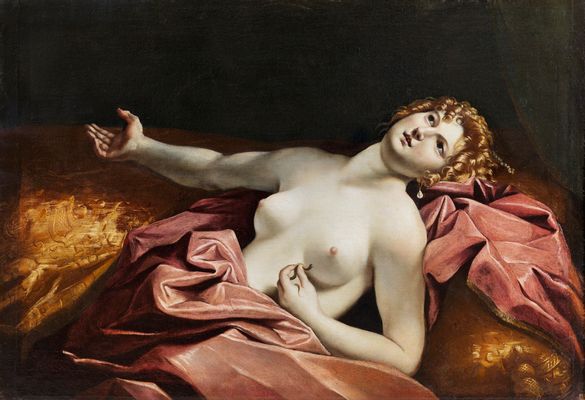Giovanni Lanfranco - El suicidio de Cleopatra