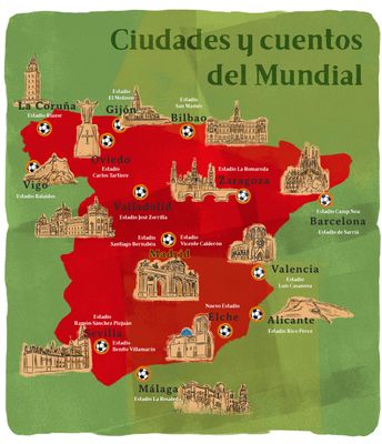 Carte Espagne '82