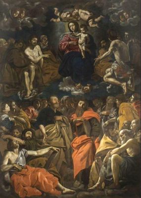 Giovanni Battista Caracciolo, detto Battistello - The Madonna of All Saints