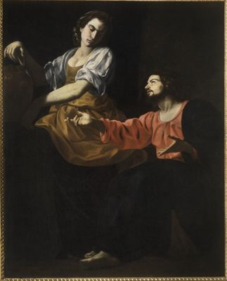Giovanni Battista Caracciolo, detto Battistello - Cristo e la samaritana
