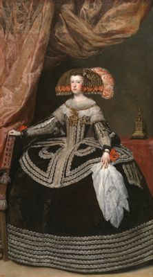 Diego Rodríguez de Silva y Velázquez - La reina doña Mariana de Austria