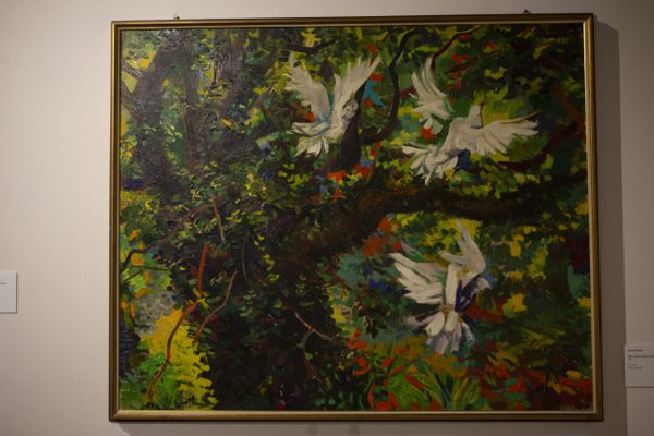 Renato Guttuso - Flight of birds in the garden