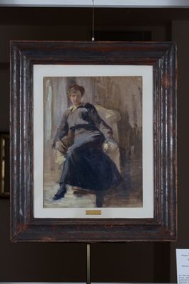 Umberto Boccioni - Woman in armchair