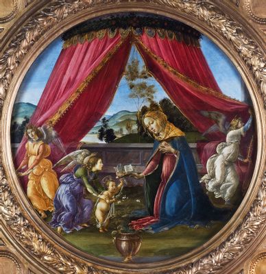 Sandro Botticelli - Madonna of the pavilion