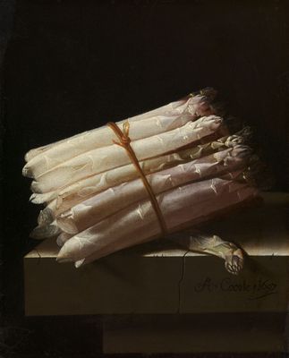 Adriaen Coorte - Still life with asparagus
