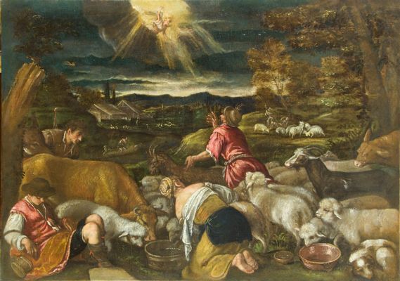 Jacopo Bassano - Announcement to the shepherds