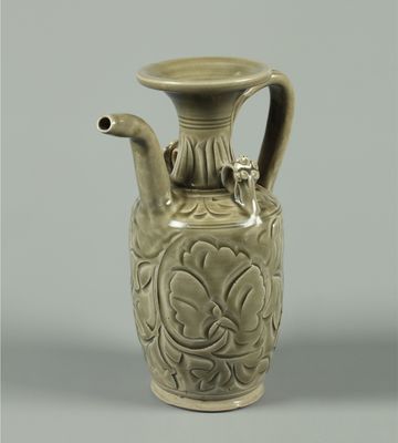 Pitcher with peony motif