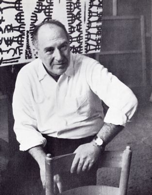 Portrait of Capogrossi in his studio