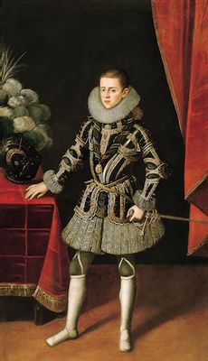 Andrés López Polanco - Ritratto di giovane cavaliere di Santiago