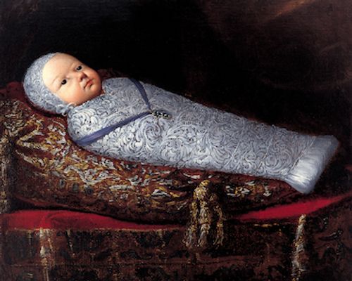Ritratto di neonato, dipinto della Famiglia Faucigny-Lucinge