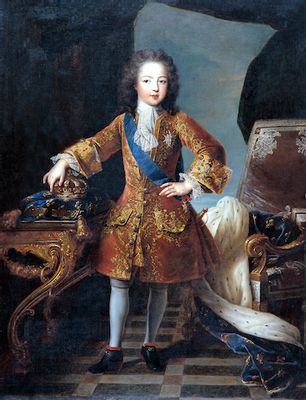 Pierre Gobert - Ritratto di Luigi XV di Francia in piedi