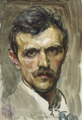 Nicanor Pinõle - self portrait