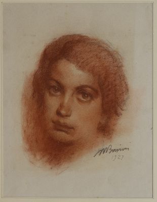 Mario Busini - Portrait de jeune femme