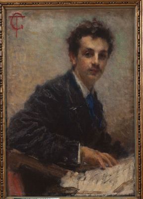 Tranquillo Cremona - Portrait of Benedetto Junck