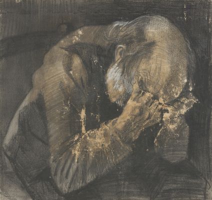 Vincent Van Gogh - Old man suffering