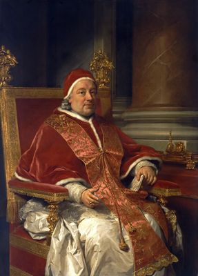 Anton Raphael Mengs - Portrait of Clement XIII