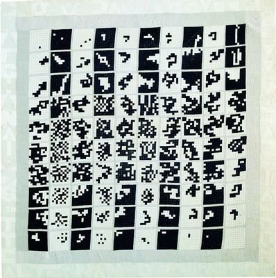Alighiero Boetti - Alternating from one to one hundred and vice versa