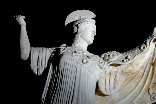 Athena promachos (Athena fighting)