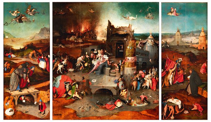 Jheronimus Bosch - Trittico delle Tentazioni di sant’Antonio