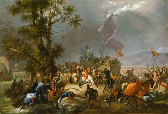 Massimo Tapparelli d'Azeglio - Il carroccio (The battle of Legnano)