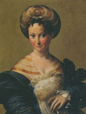 Girolamo Francesco Maria Mazzola, detto Parmigianino - Portrait d'une dame connue sous le nom de "l'esclave turque"