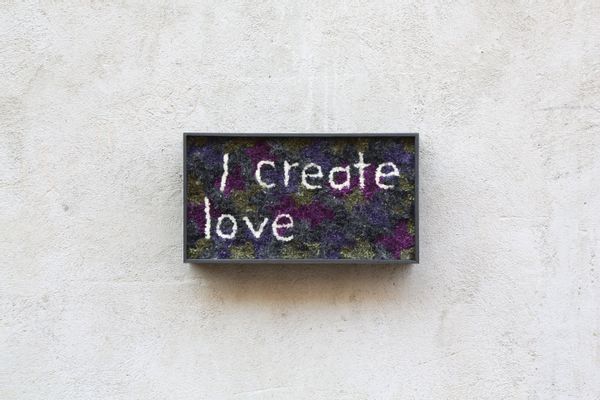 I create love
