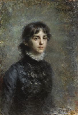 Daniele Ranzoni - Portrait d'Antoinette Tzikos de Saint Léger