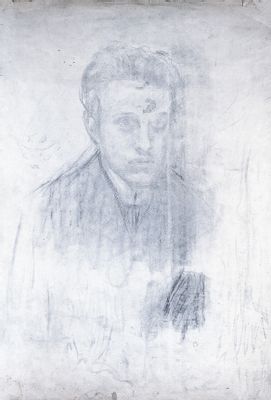 Pablo Gargallo - Portrait of young man (sketch)