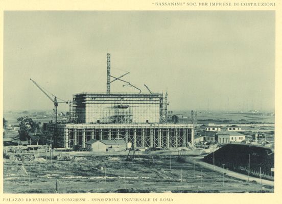 Construction site of the Congress and Reception Building