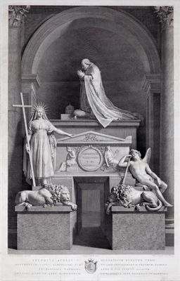 Raffaello Morghen - Monumento funerario di Clemente XIII