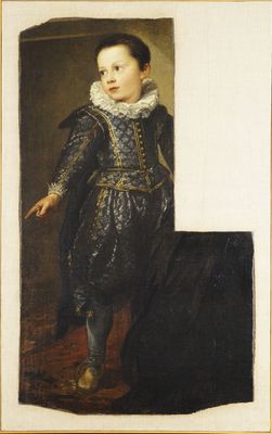 Antoon van Dyck - Retrato de Ansaldo Pallavicino de niño