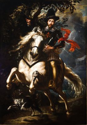 Peter Paul Rubens - Retrato ecuestre de Gio Carlo Doria