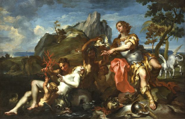 Lorenzo De Ferrari - Perseus und Andromeda