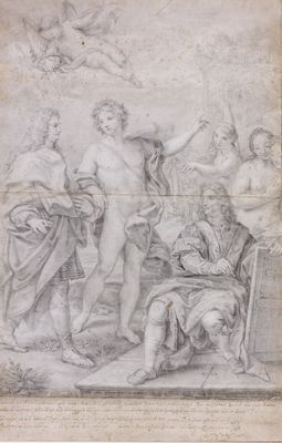 Carlo Maratta - Tempio della Virtù. Apoteosi di Nicolò Maria Pallavicino