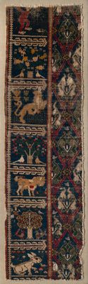 Fragment of Gothic-Moorish carpet