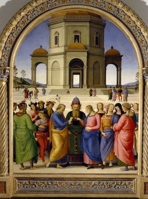 Pietro di Cristoforo Vannucci, detto Perugino - Sposalizio della Vergine