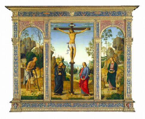 Pietro di Cristoforo Vannucci, detto Perugino - Galitzin triptych