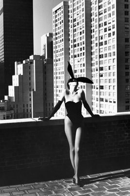 Helmut Newton - Elsa Peretti dressed as a bunny