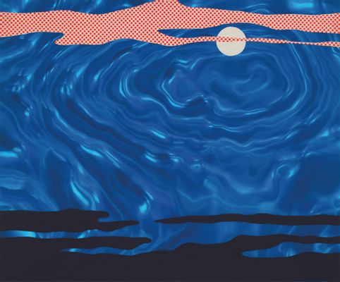 Roy Lichtenstein  - Paysage lunaire