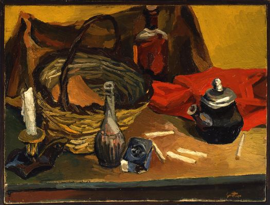 Renato Guttuso - Candle and pack of three stars
