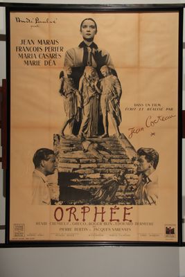 Jean Cocteau - locandina del film Orfeo