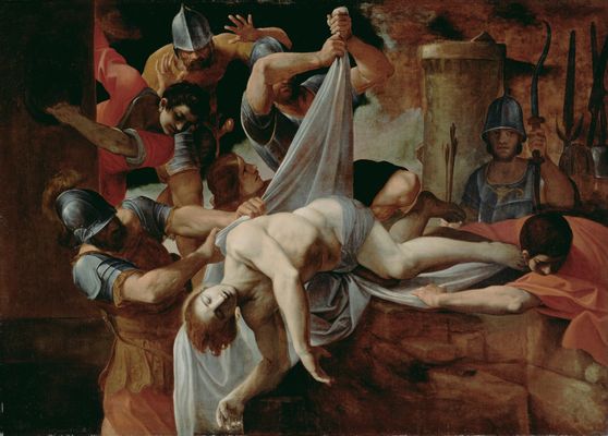 Ludovico Carracci - Saint Sebastian in the Cloaca Maxima