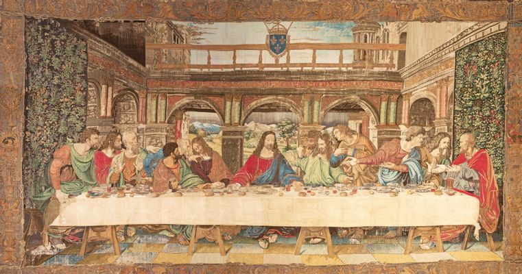 Last supper, copy from Leonardo da Vinci