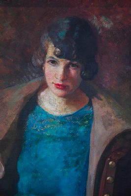Anton Maria Mucchi - Portrait de Mlle D'Aguyar