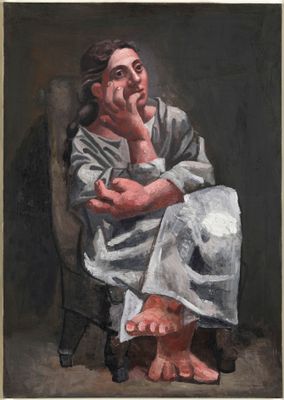Pablo Picasso - Donna seduta
