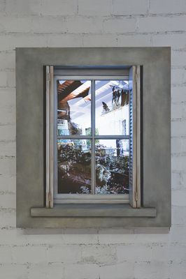 Leandro Erlich - Reflejo cautivo de ventana