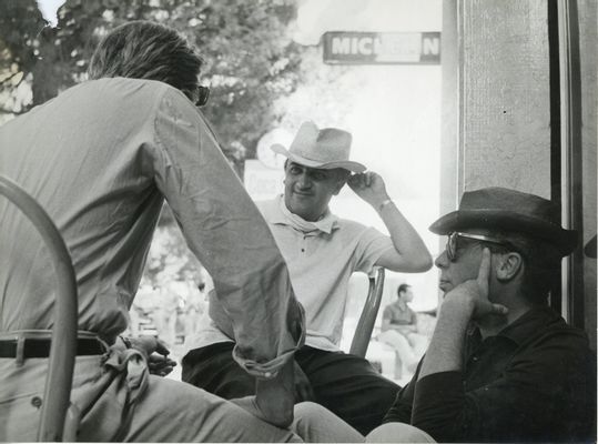 Federico Fellini and Piero Gherardi
