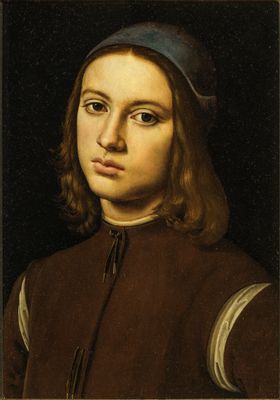 Pietro di Cristoforo Vannucci, detto Perugino - Portrait of a young man